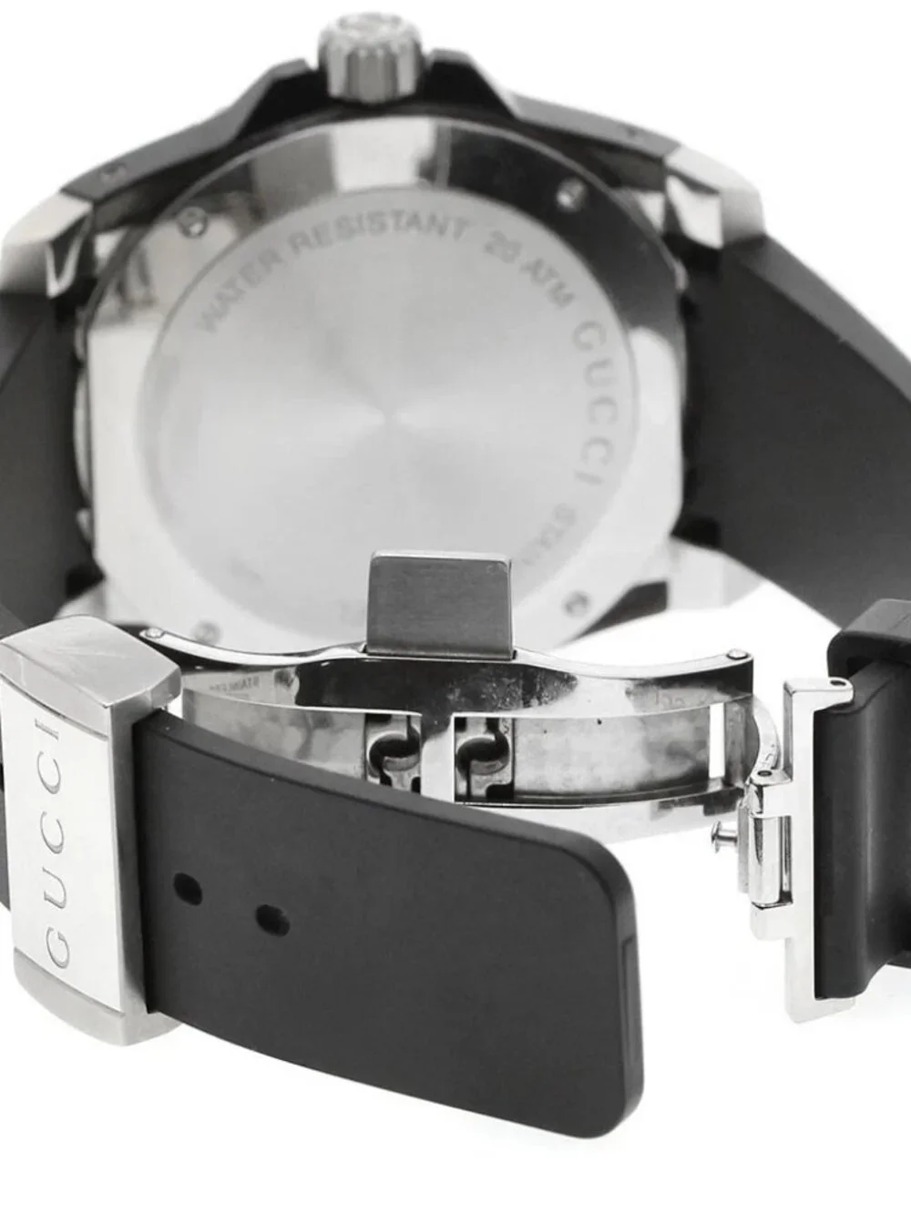 GUCCI Dive 136.2/YA136204B Date black Dial Quartz Men's Watch
